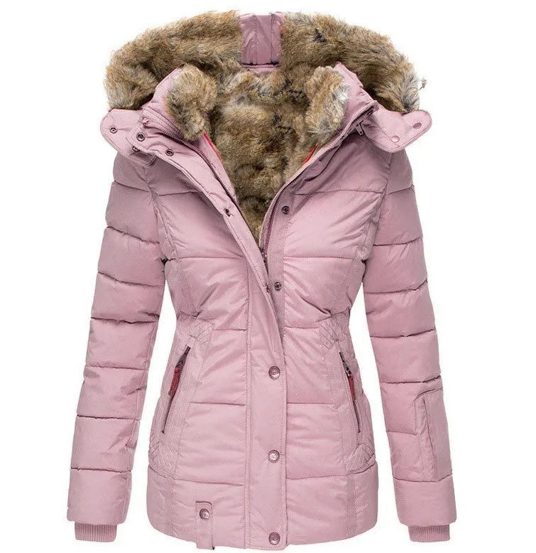Alani - Elegante Pelzgefütterte Jacke