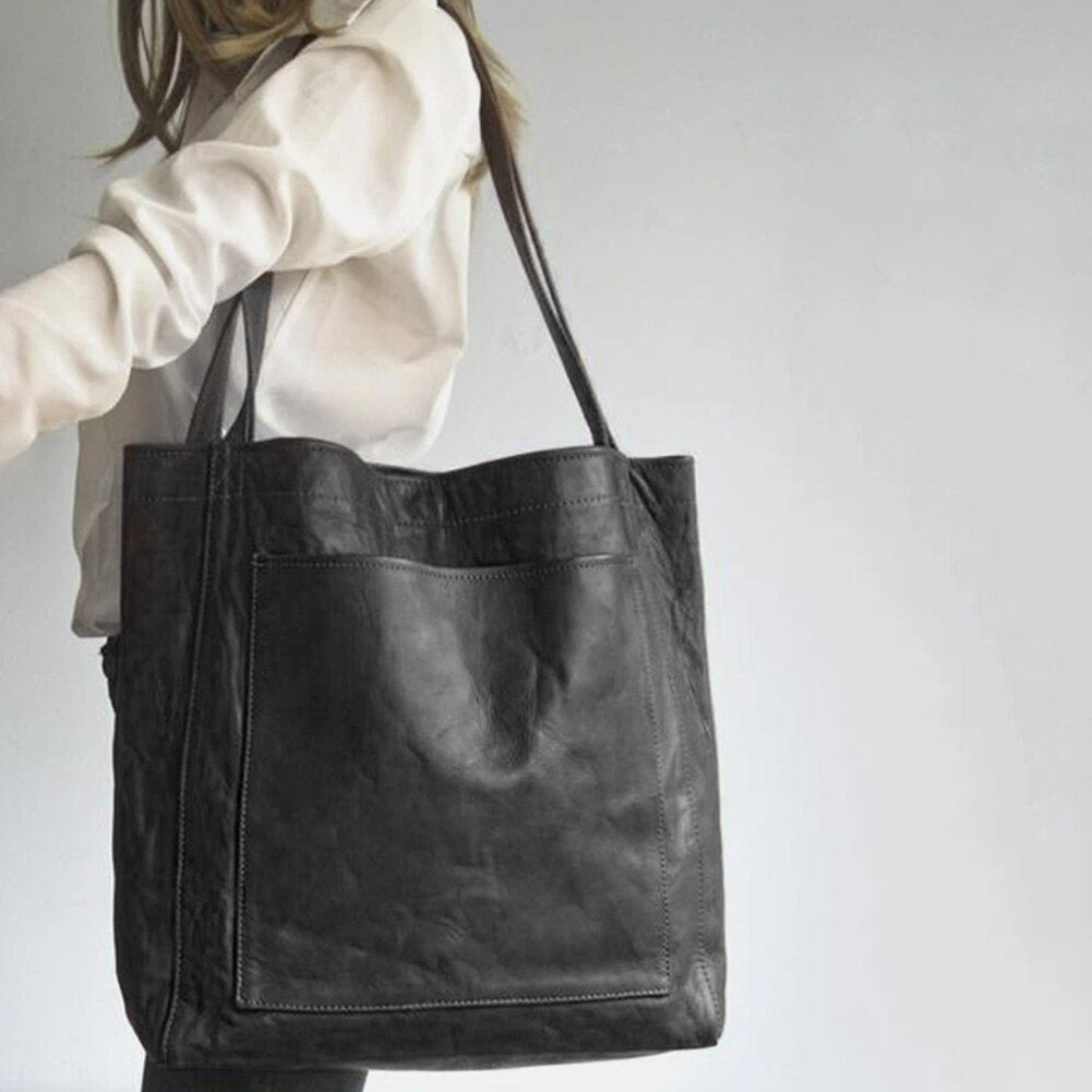 Katinka - Klassische Leder Handtasche