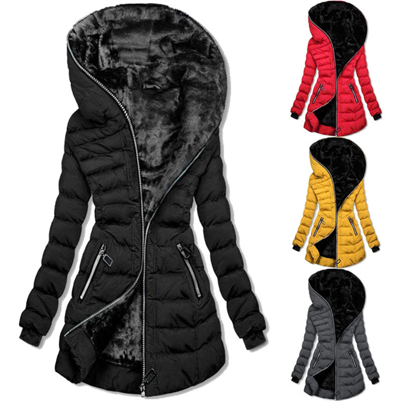 Azaria - Bequeme Pelzgefütterte Jacke