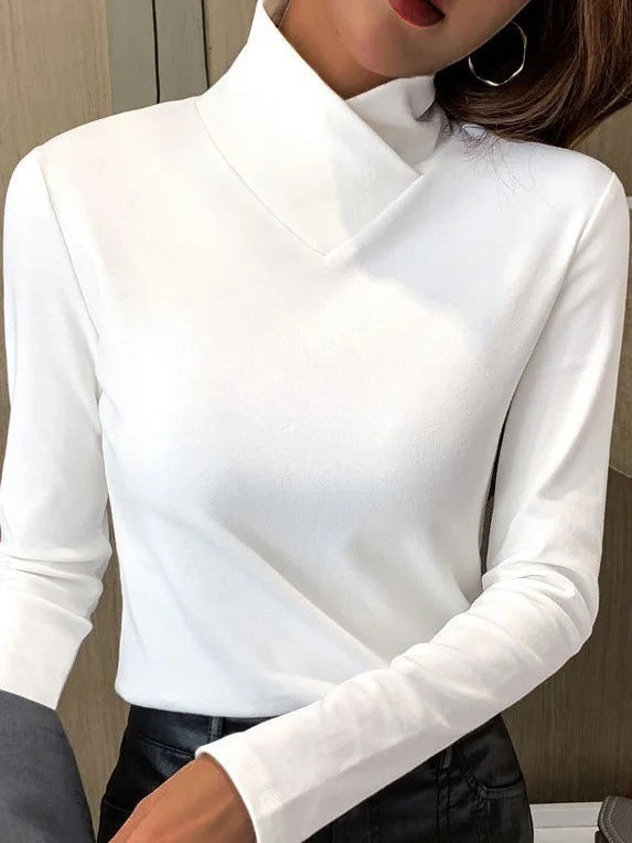 Ozell - Warme Rollkragen-Langarmshirts
