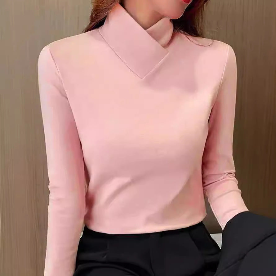 Ozell - Warme Rollkragen-Langarmshirts