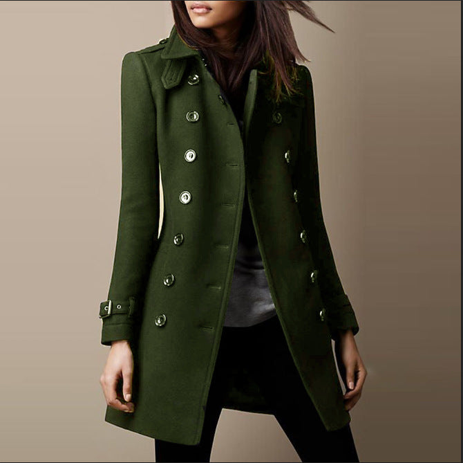 Kyra - Eleganter Mittellanger Mantel