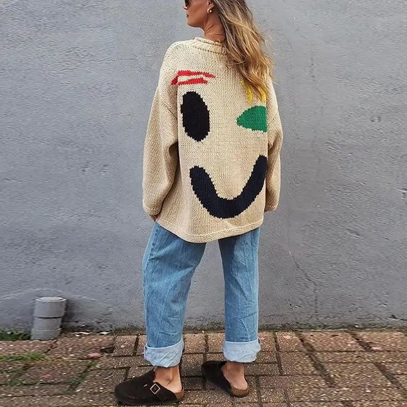 Jesse - Gemütlicher Ubergroßer Pullover