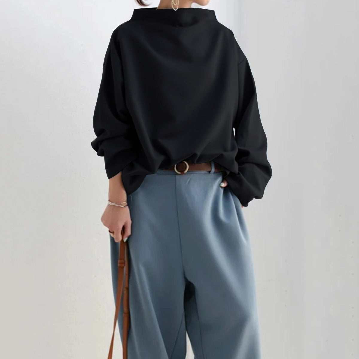 Erna - Eleganter Lockerer Pulli