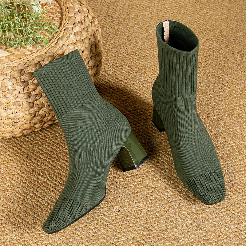 Macy - Bequeme Hochhackige Stiefel