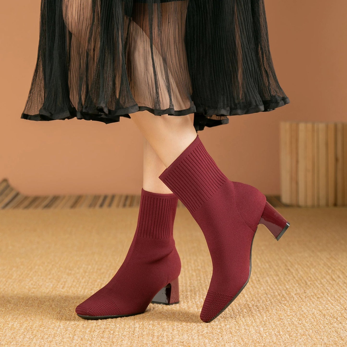 Macy - Bequeme Hochhackige Stiefel