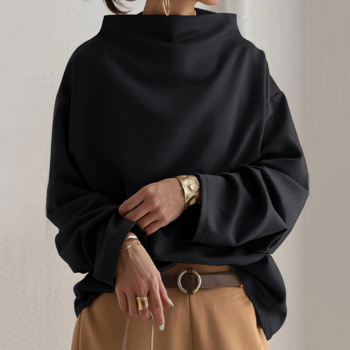 Erna - Eleganter Lockerer Pulli