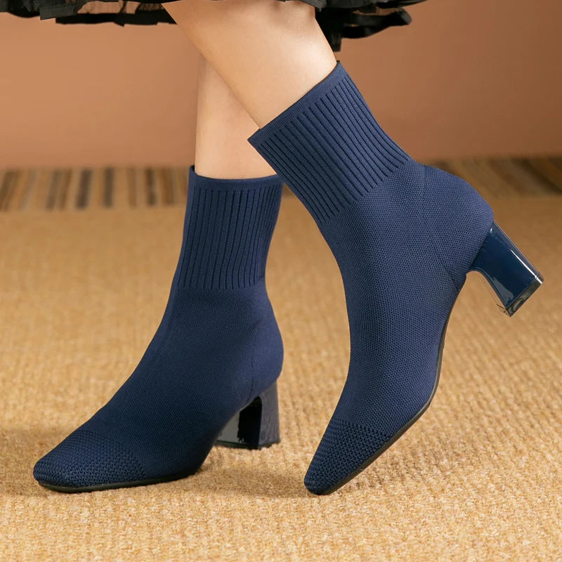 Macy - Bequeme Hochhackige Stiefel