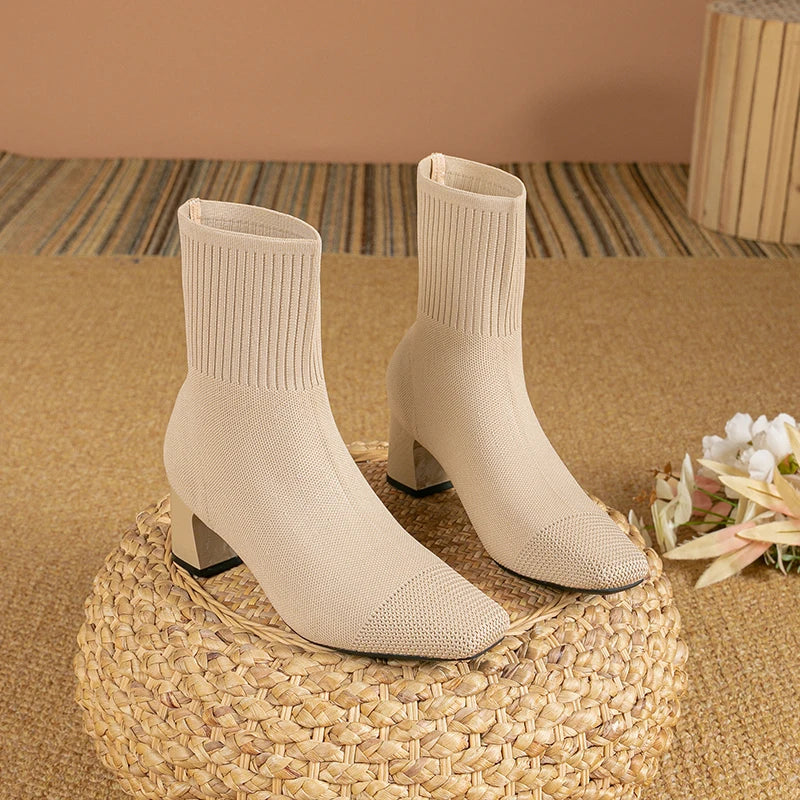 Macy - Bequeme Hochhackige Stiefel