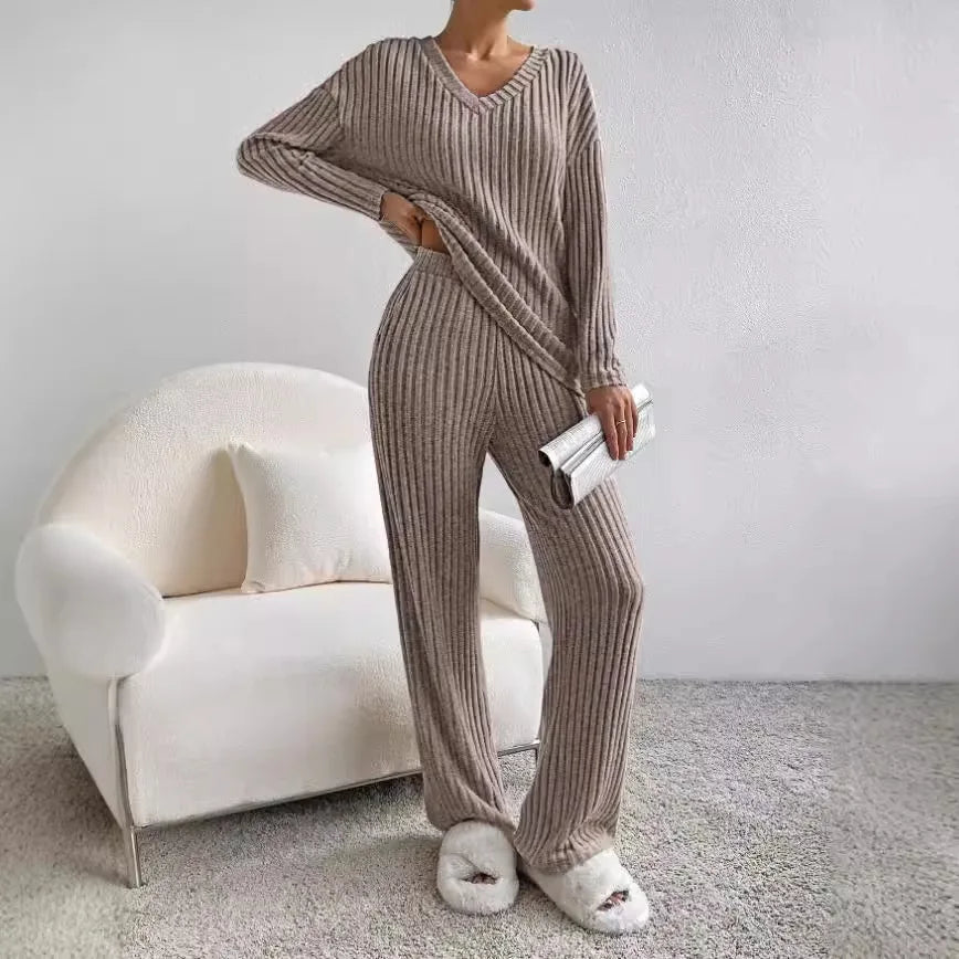 Paige - Geripptes 2-teiliges Set