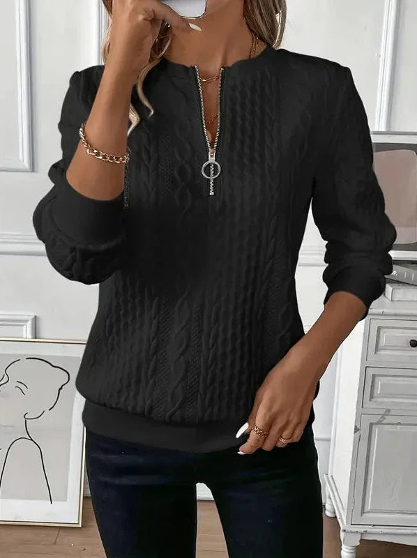 Molly - Schicker Halfzip-Pullover