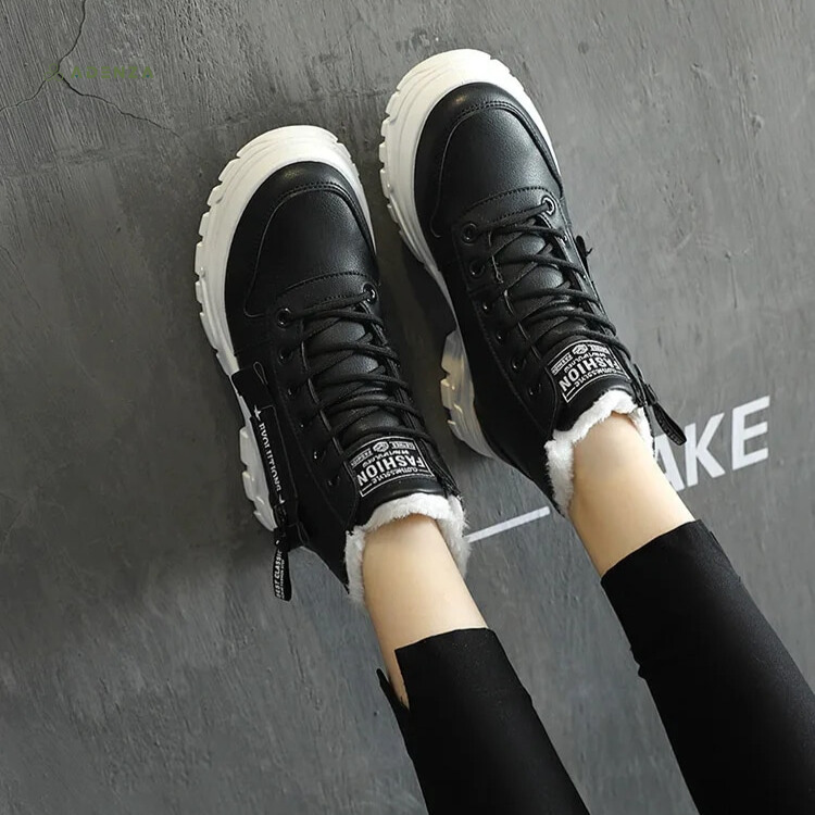 Cielo - Bequemes Fell-Futter Stiefel