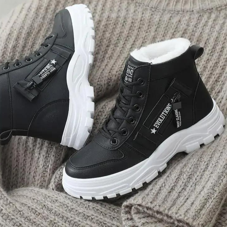 Cielo - Bequemes Fell-Futter Stiefel