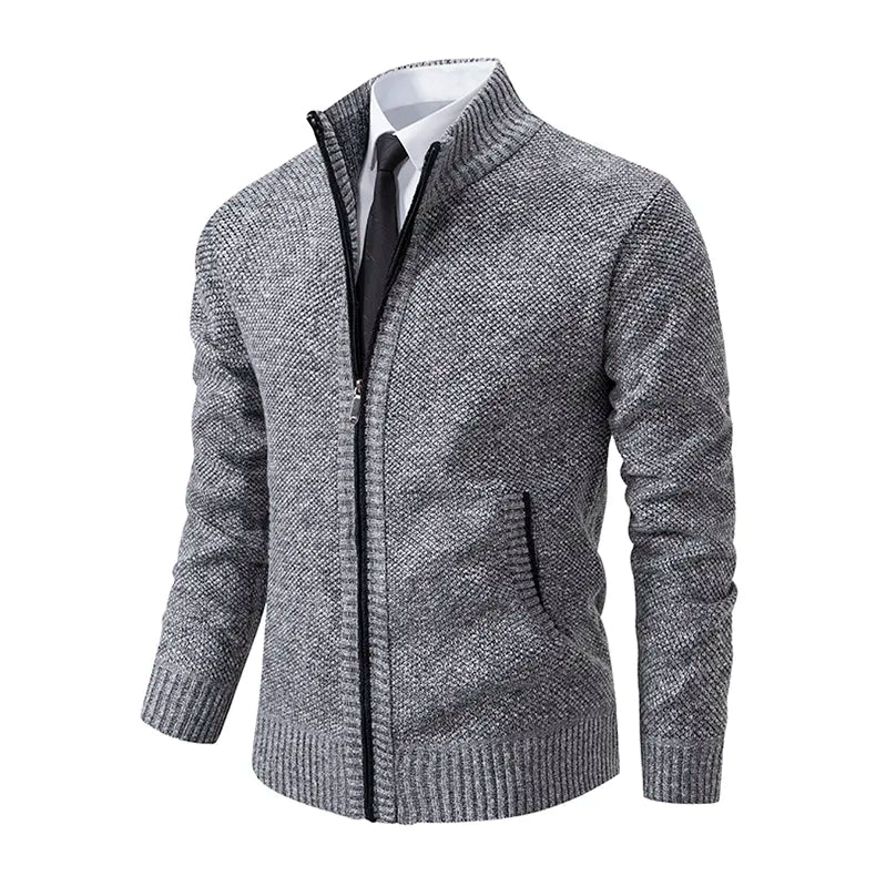 Samuel - Strickjacke mit Reißverschluss