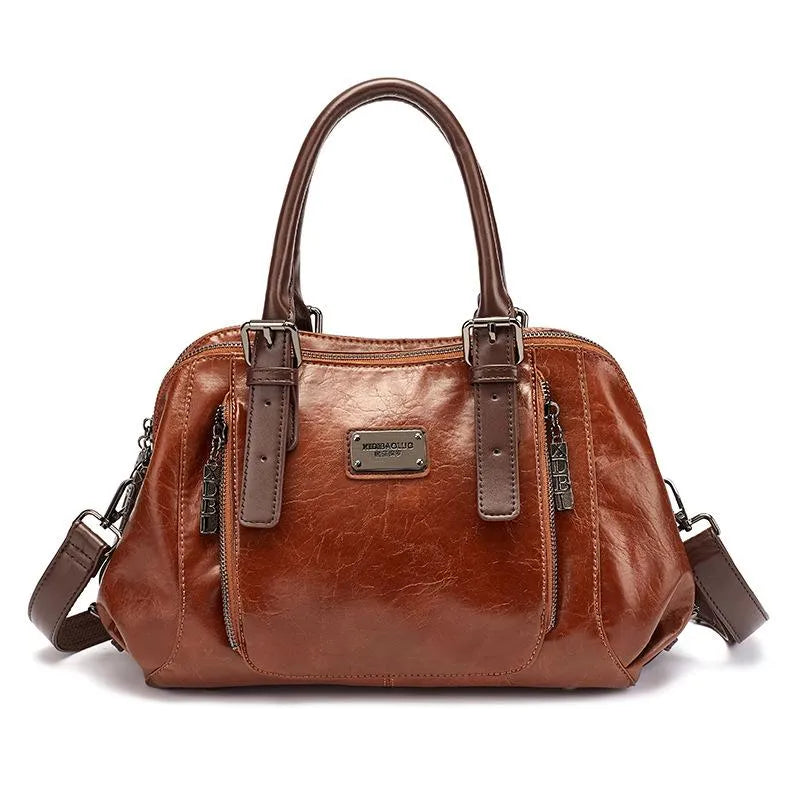 Petra - Vintage Lederhandtasche
