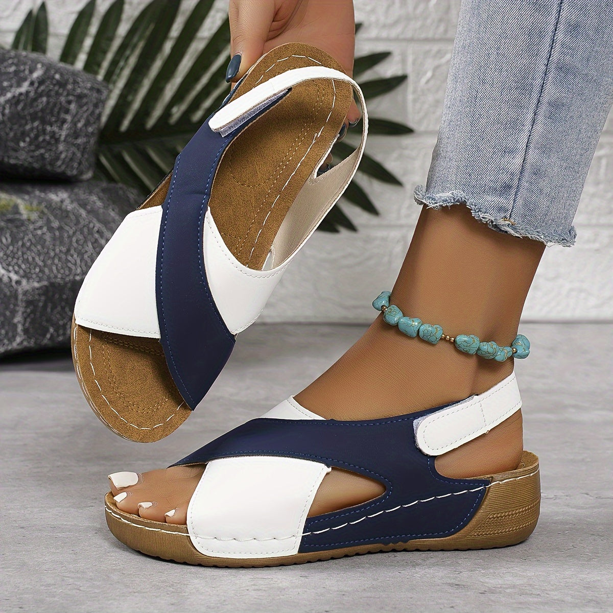 Anna - Orthopädische Wedge-Sandalen