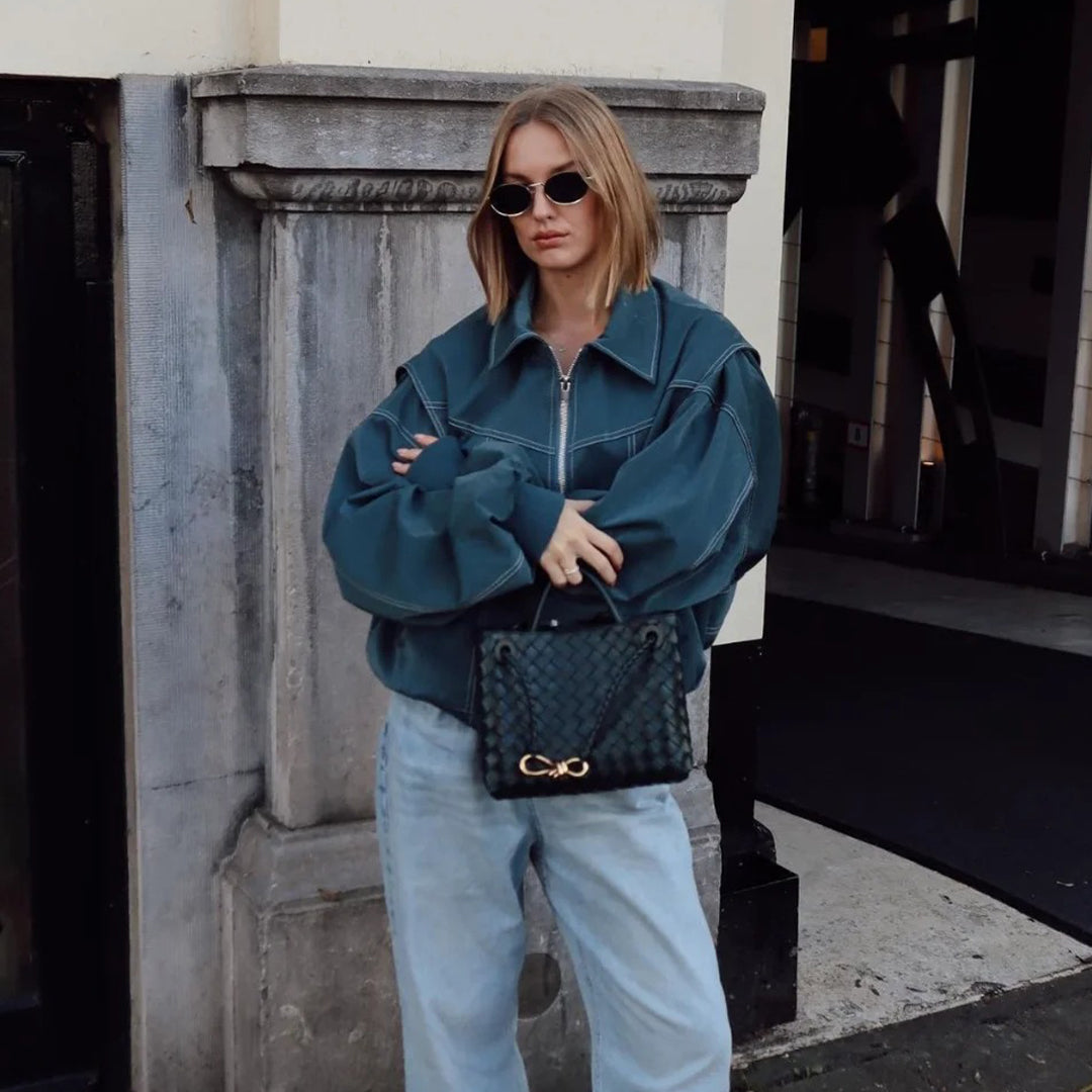 Augusta - Trendige Damen Lederjacke