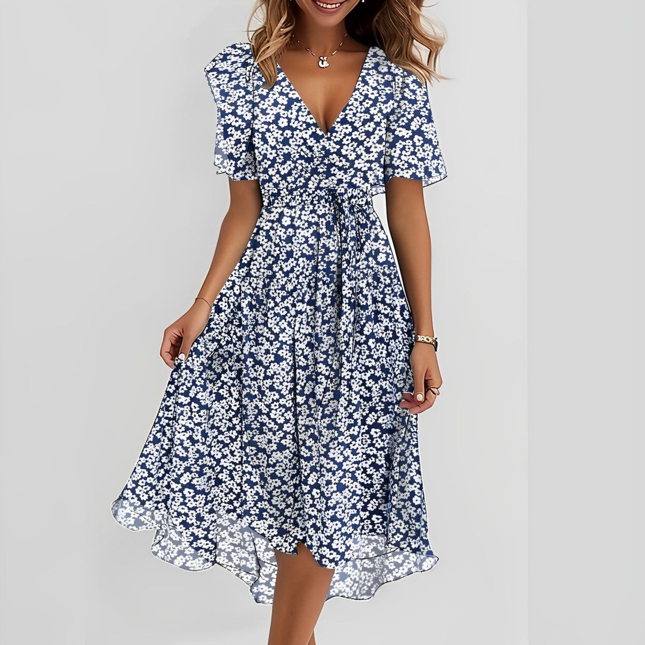 Adele - Elegantes Midi-Kleid