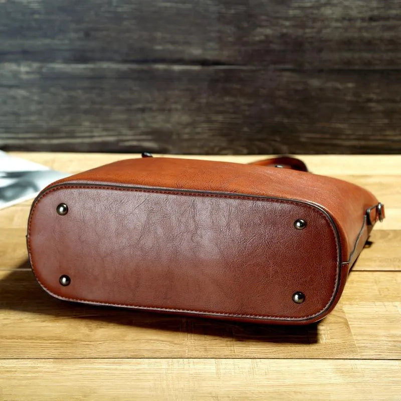 Sabine - Vintage Leder Umhängetasche