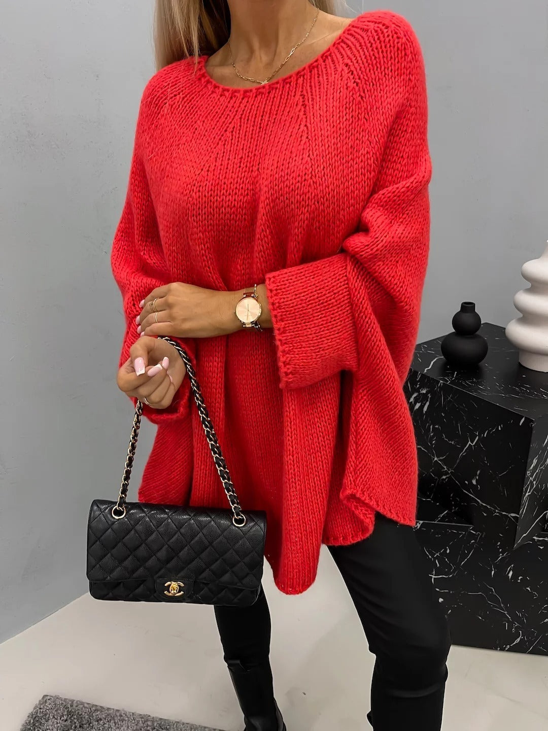 Albina - Modischer Damen-Strickpullover