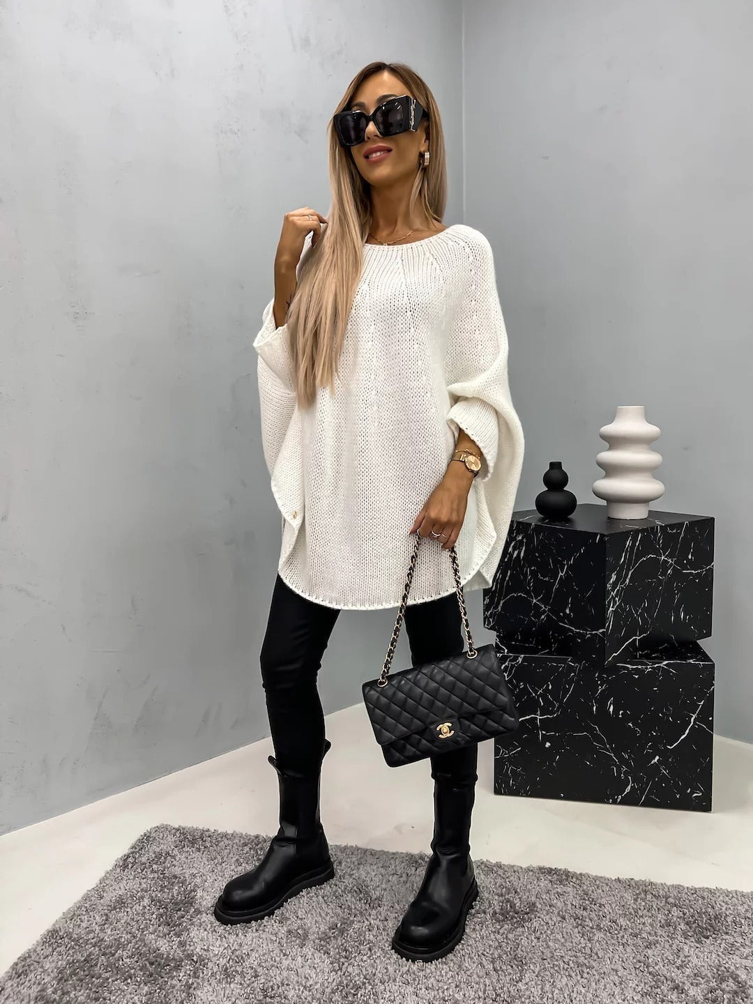 Albina - Modischer Damen-Strickpullover