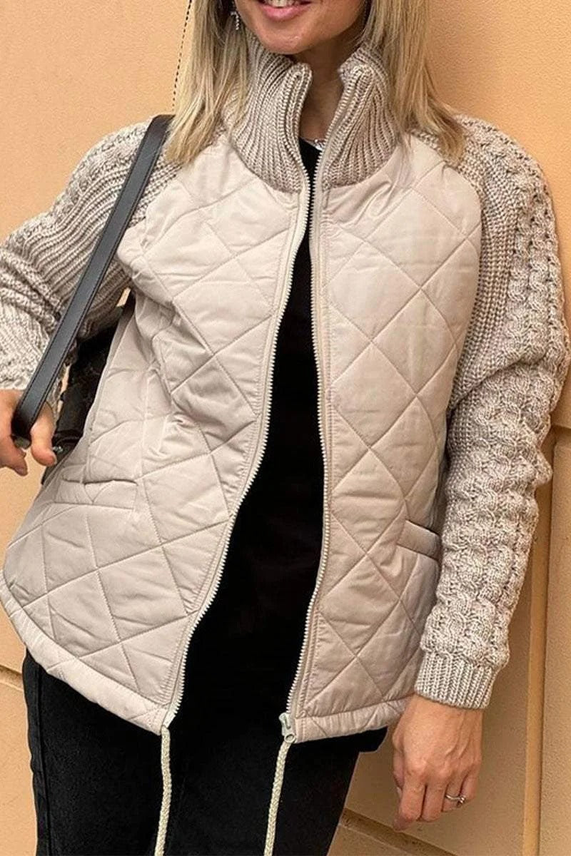 Waverly - Warme Gestrickte Zip-Jacke