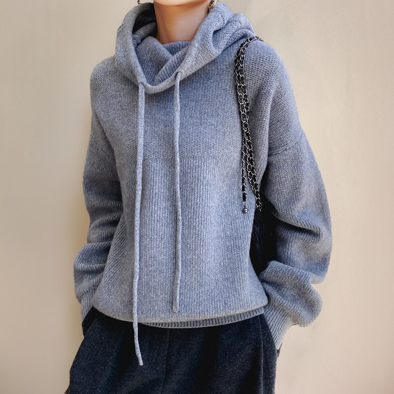 Bexley - Warmer Gestrickter Hoodie