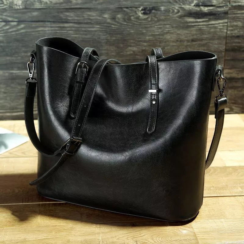 Sabine - Vintage Leder Umhängetasche
