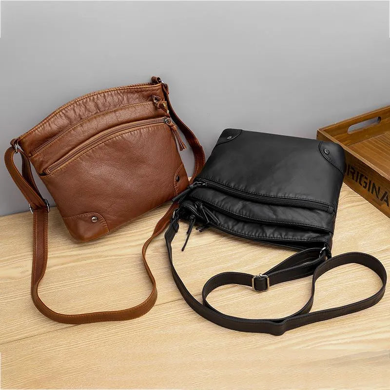 Camila - Klassische Lederhandtasche