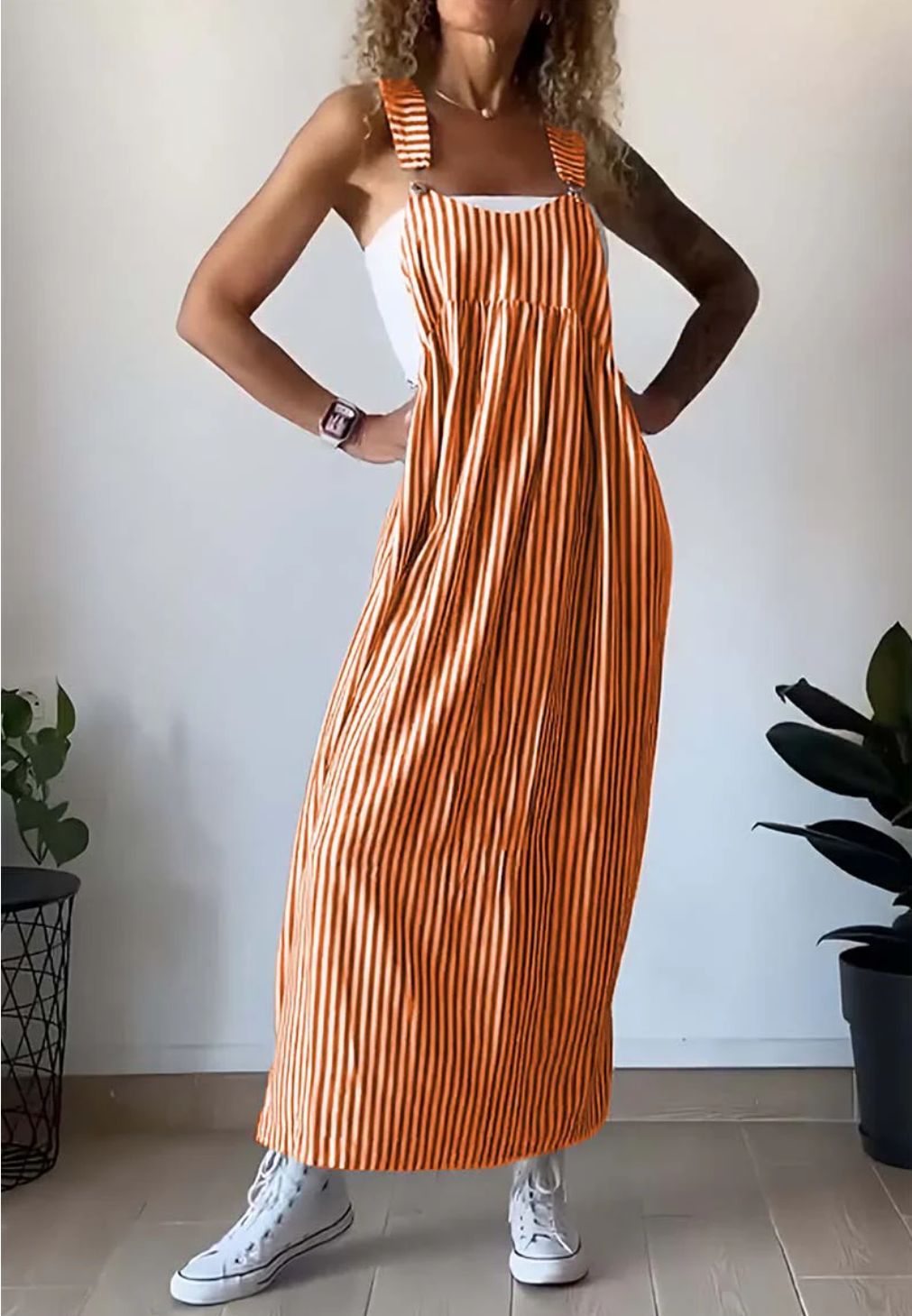 Mia - Gestreiftes Jumpsuit-Kleid