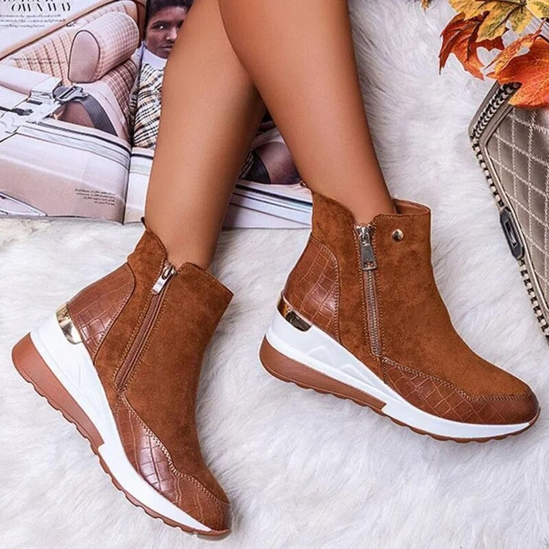 Mabel - Bequem Knöchel Stiefel