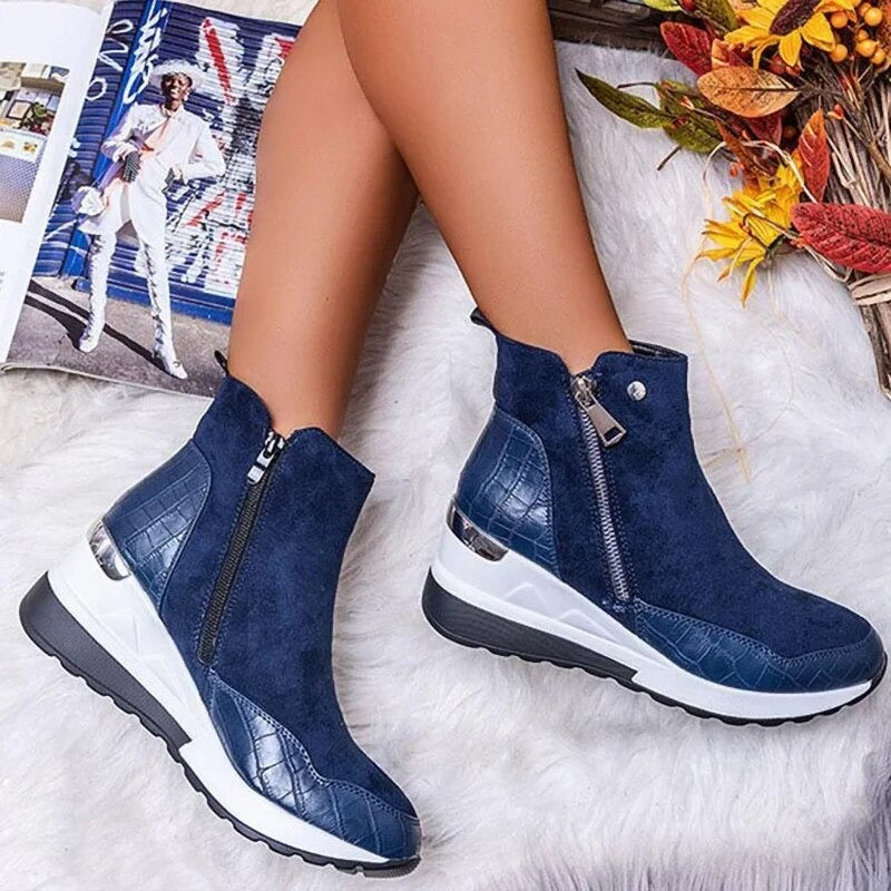 Mabel - Bequem Knöchel Stiefel