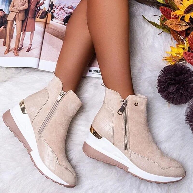 Mabel - Bequem Knöchel Stiefel