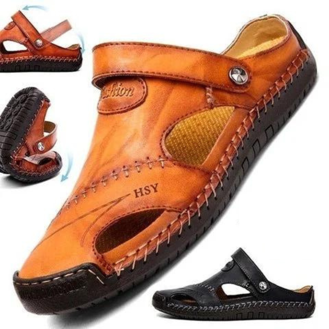 Fabian - Orthopädische Leder-Sandalen