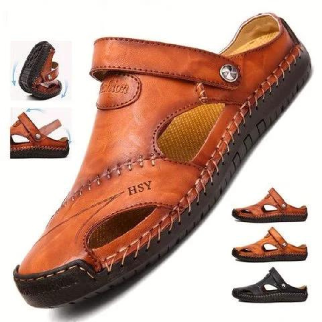 Fabian - Orthopädische Leder-Sandalen
