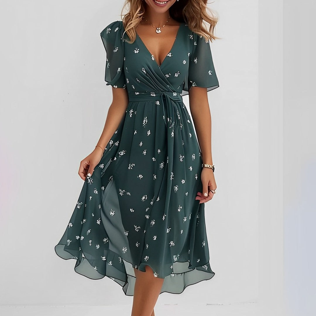 Adele - Elegantes Midi-Kleid