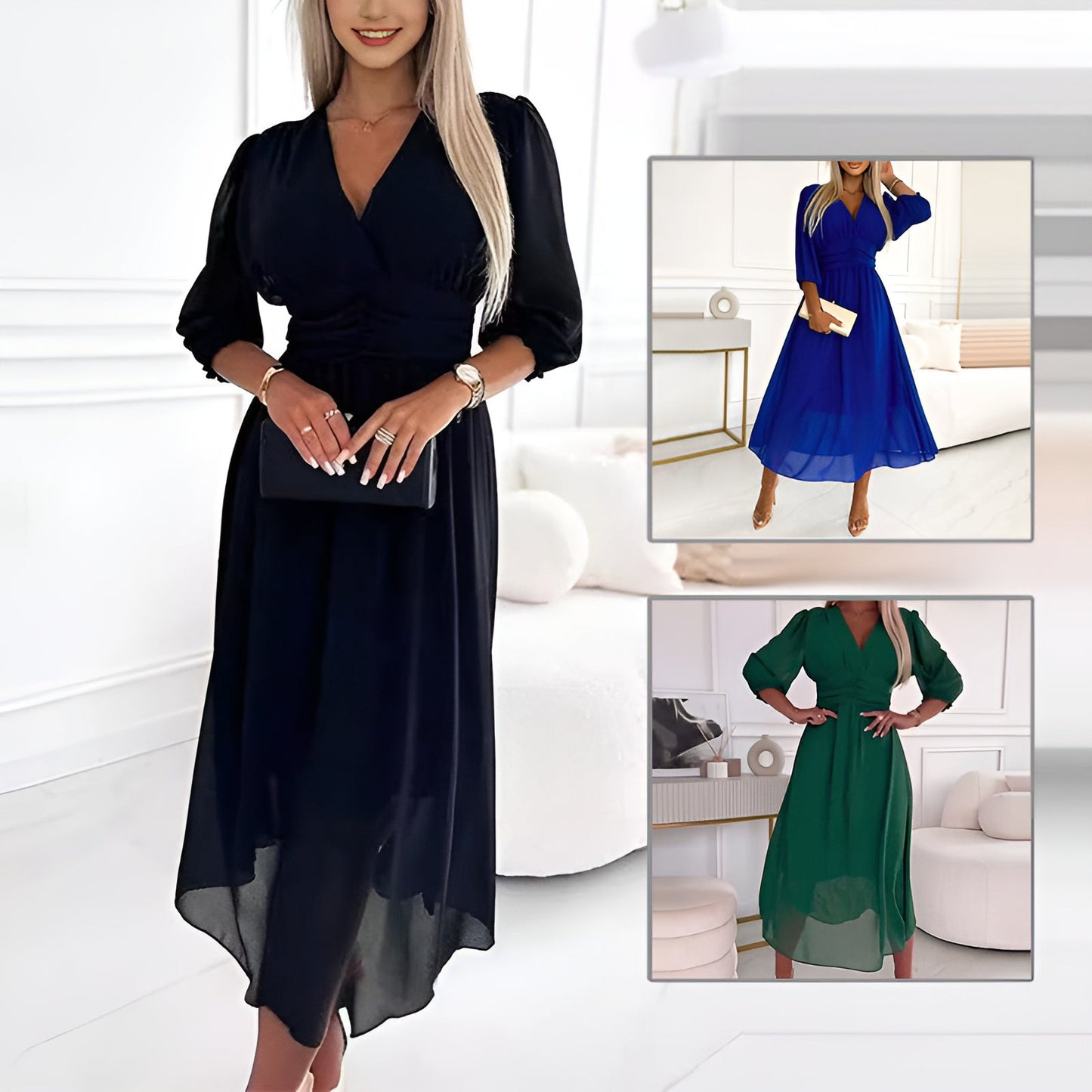 Charlotte - Elegantes Chiffon-Kleid