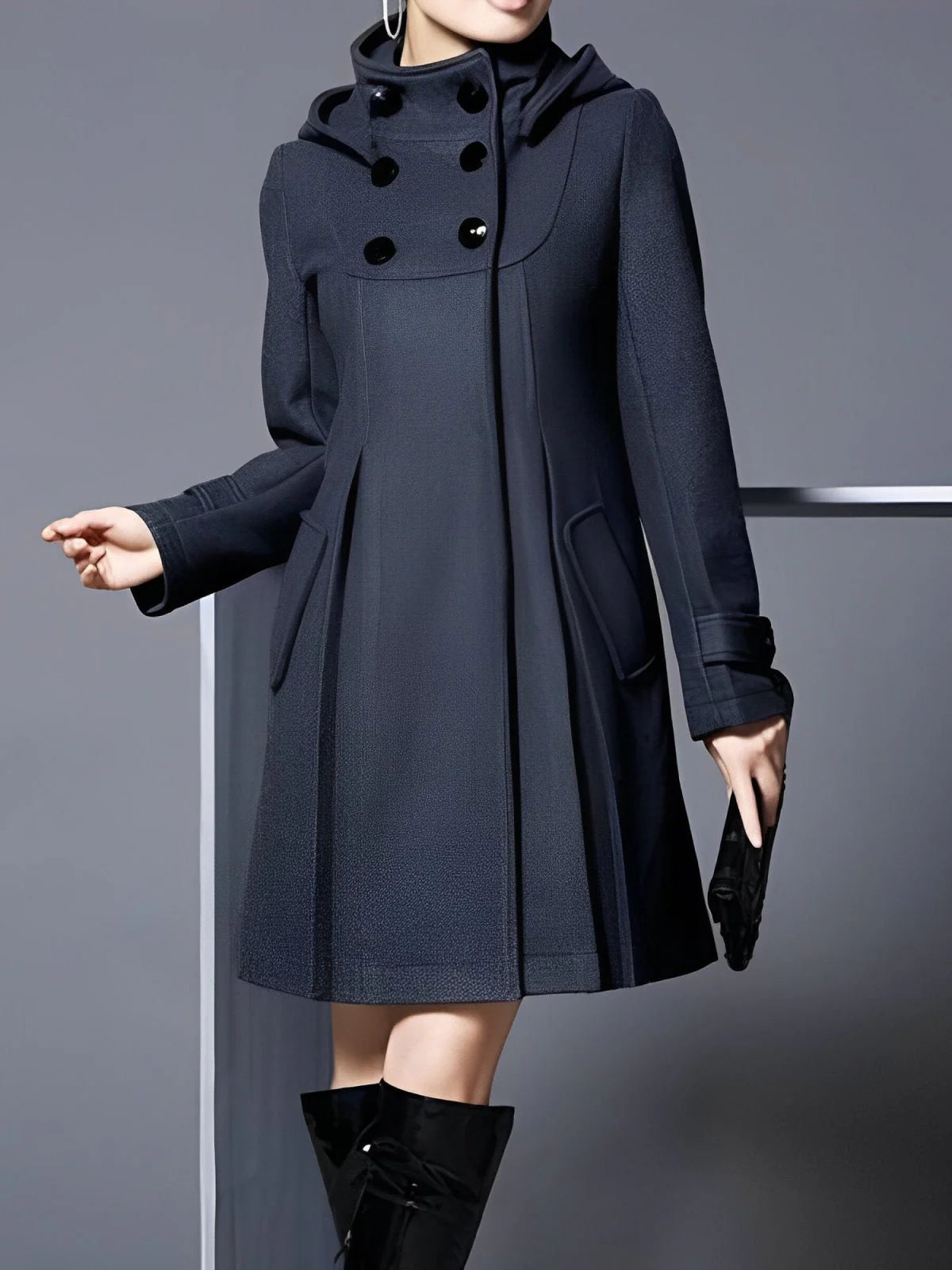 Gaia - Elegantes Kleid Mantel