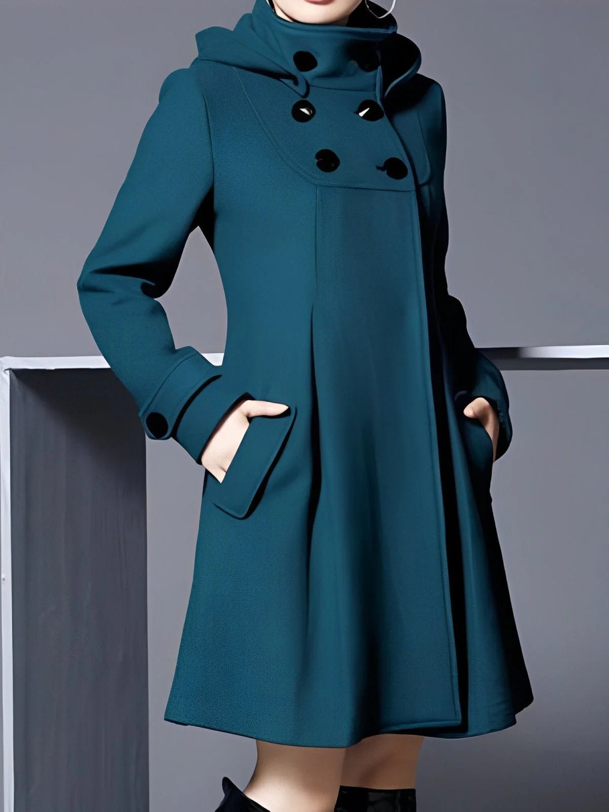 Gaia - Elegantes Kleid Mantel