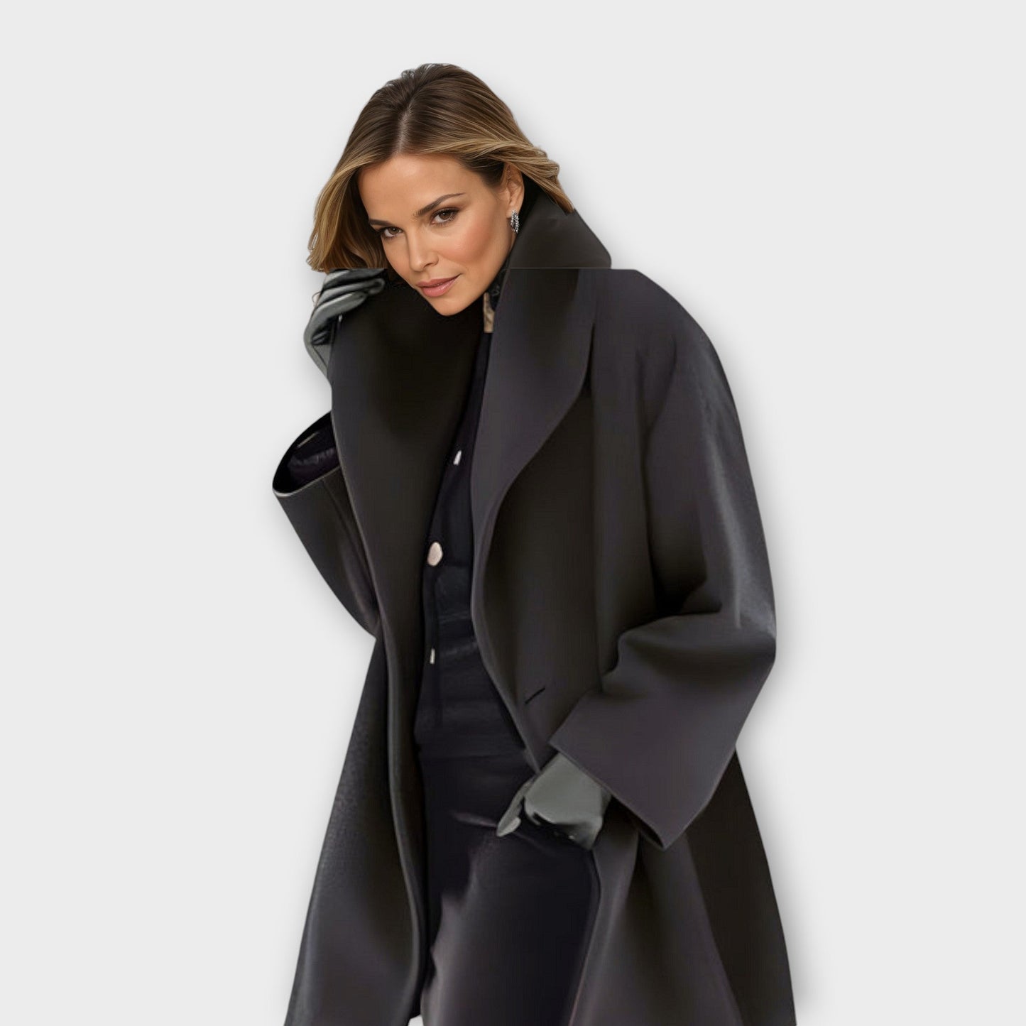 Ainhoa - Leichter Fleece-Mantel