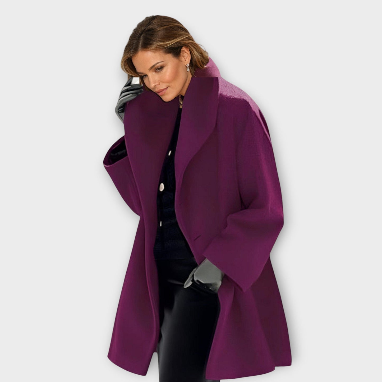 Ainhoa - Leichter Fleece-Mantel