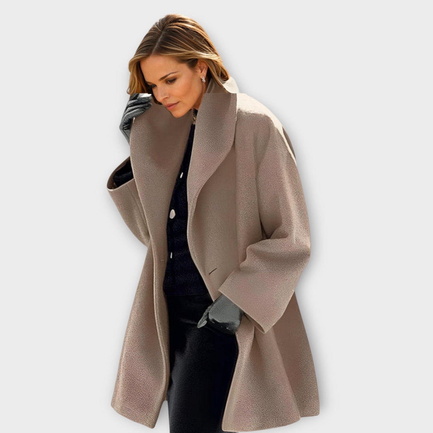 Ainhoa - Leichter Fleece-Mantel