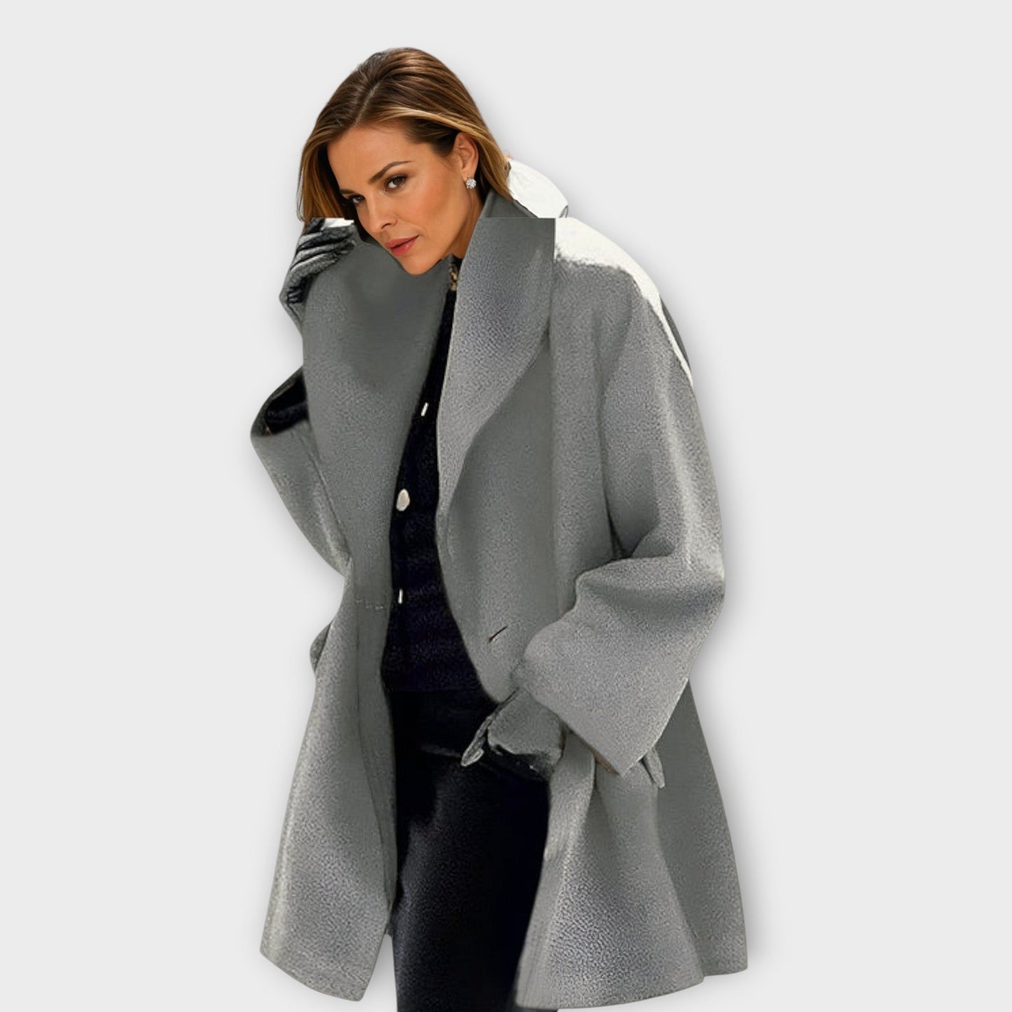 Ainhoa - Leichter Fleece-Mantel