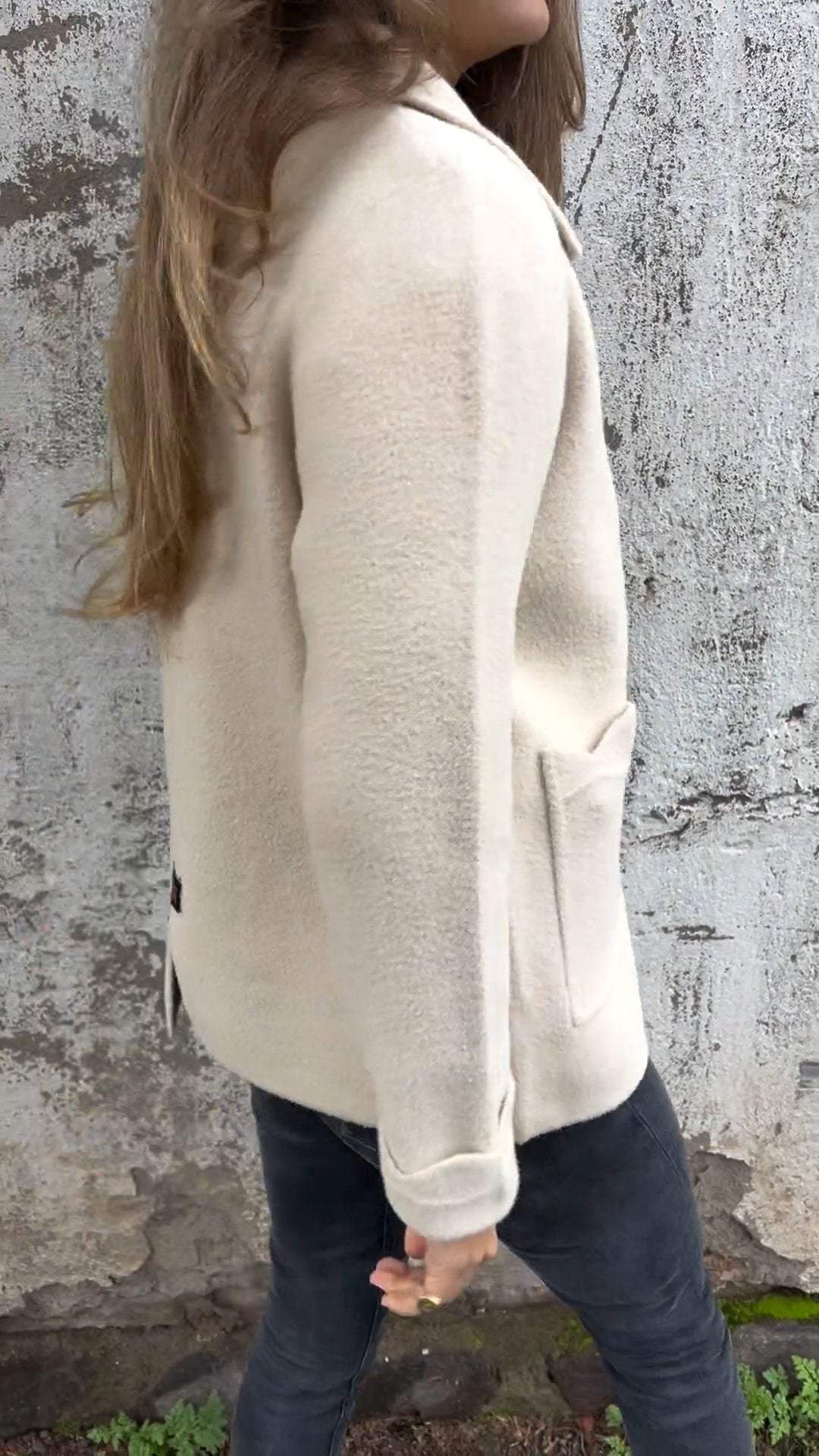 Karla | Elegante Strickjacke mit Reißverschluss
