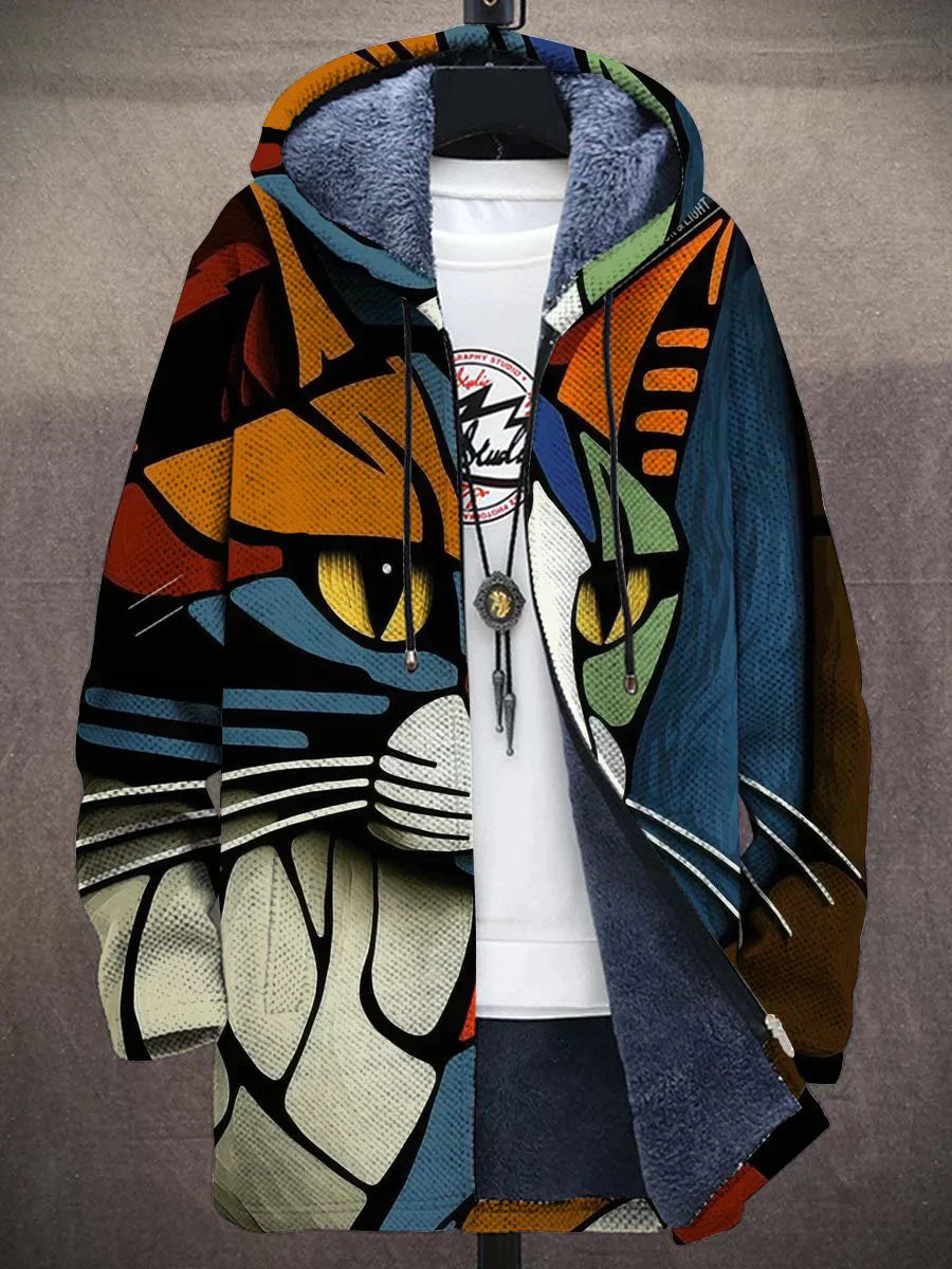 Leia - Kuschelige Jacke Katzendesign