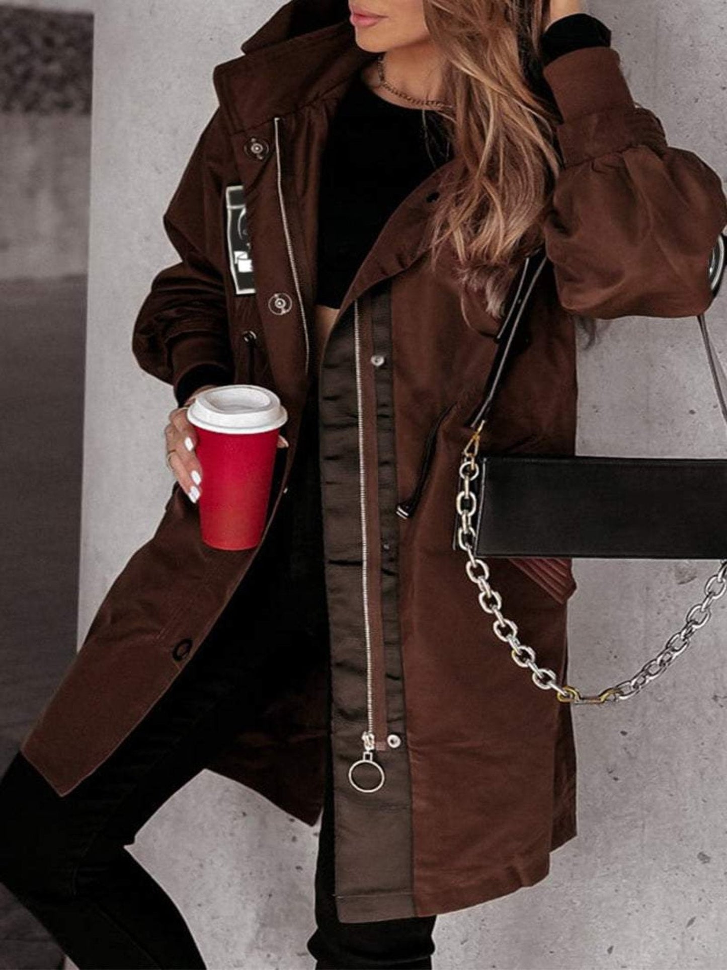Raina - Schick Kapuze Jacke