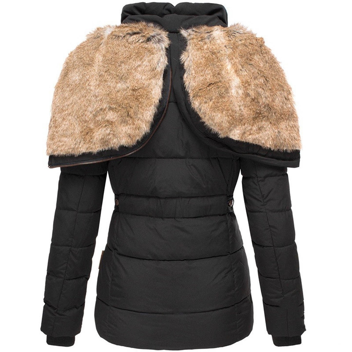 Alani - Elegante Pelzgefütterte Jacke
