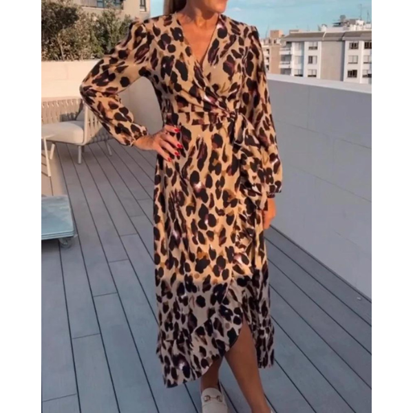 Helda - Elegantes Kleid mit V-Ausschnitt