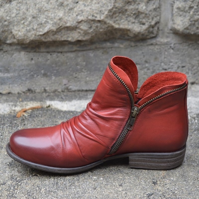 Brigitte | Schicke Leder-Stiefel