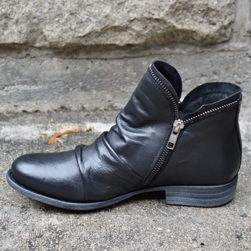 Brigitte | Schicke Leder-Stiefel